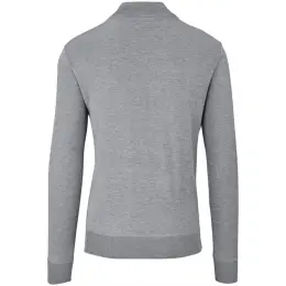 Mens 1-4 Zip Waverley Jersey Grey Back